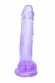 Прозрачный фаллоимитатор Intergalactic Rocket Purple 7083-02 Lola