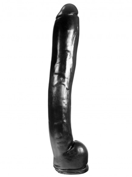 Фаллоимитатор гигант для фистинга Dick • Xtra Large Cock, черный, 38 см