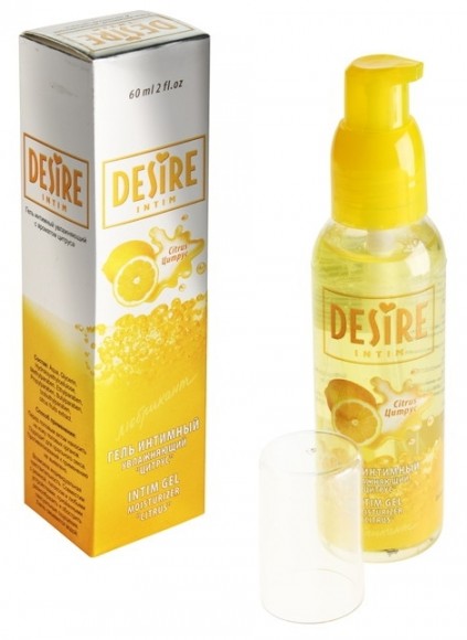 Гель-лубрикант с ароматом цитруса Desire Intim Citrus, на водной основе 60 мл
