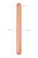 Фалллоимитатор гигант двусторонний реалистик Realistick Brutal Castor, телесный 56 см