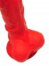 Фаллоимитатор красный Stretch No. 1, 16 см из Англии + гель смазка для секса SexNow Classic 50 мл