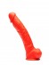Фаллоимитатор красный Stretch No. 6, 32 см и интимная гель смазка для секса SexNow Classic 50 мл