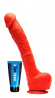 Фаллоимитатор Stretch No. 7, 41 см красный и интимная гель смазка для секса SexNow Classic 50 мл